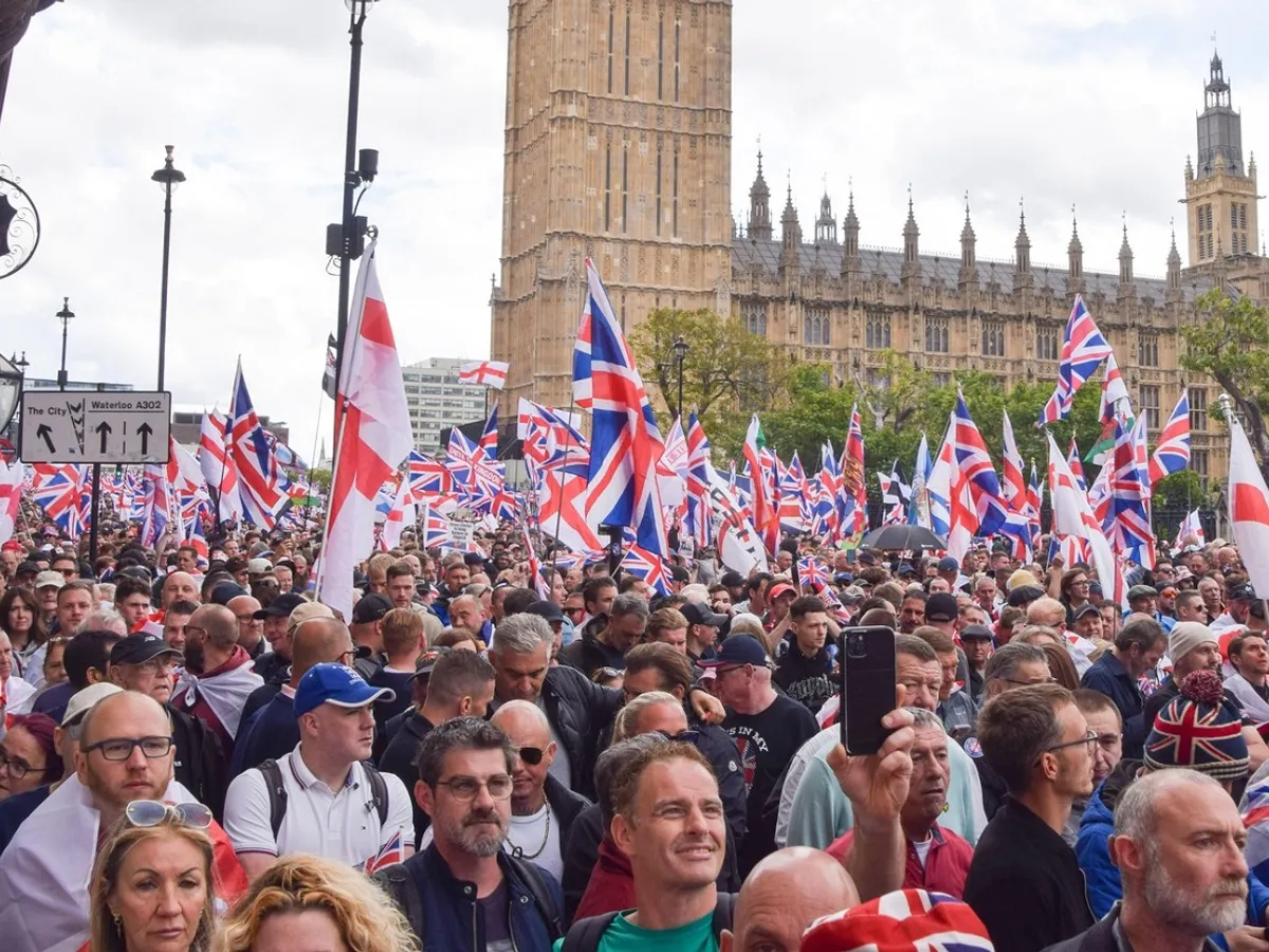 Miting extrema-dreaptă în Londra