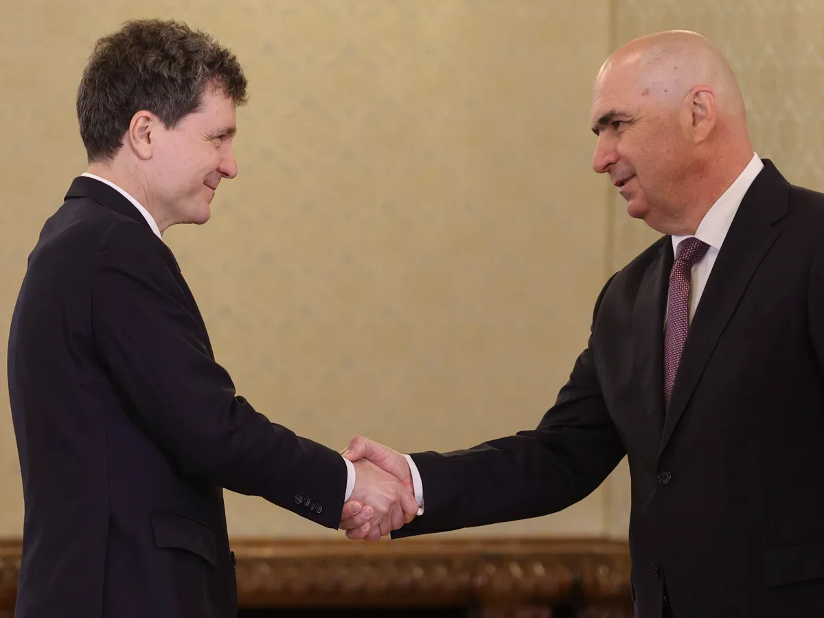 Nicușor Dan și Bolojan - Foto: INQUAM PHOTOS / Octav Ganea