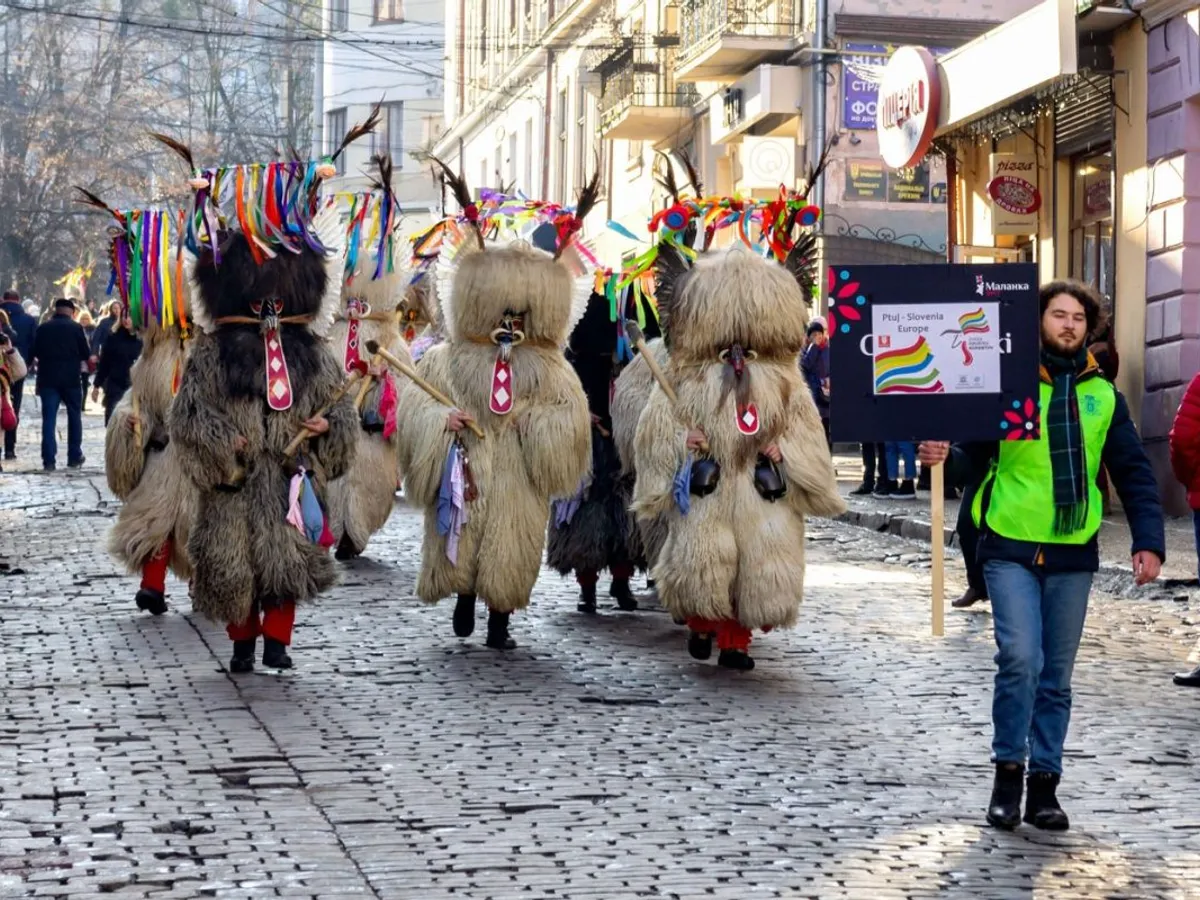 Zilele tradiționale anuale ale festivalului folcloric-etnografic de Crăciun „Malanka Fest 2020”, din Ucraina - Foto: Profimedia Images