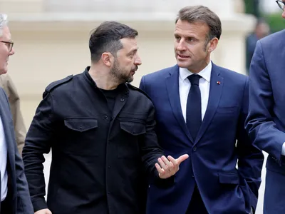 Macron se va întâlni la Londra cu Zelenski, Starmer și Merz pentru discuții despre situația din Ucraina - Foto: Profimedia Images