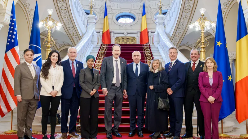 Ce au discutat președintele Ilie Bolojan și congresmenii americani la întâlnirea de la Cotroceni - Foto: presidency.ro