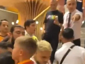 Scandalul din mall a fost filmat: momentul în care celebrul fotbalist vrea să-i dea un cap în gură unui agent de pază