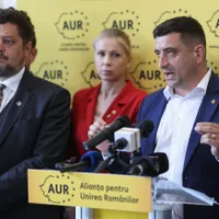 George Simion și Târziu „neînțelegeri” după desemnarea lui Murad candidat AUR la primăria Constanța - Foto: INQUAM PHOTOS / Sabin Carstoveanu