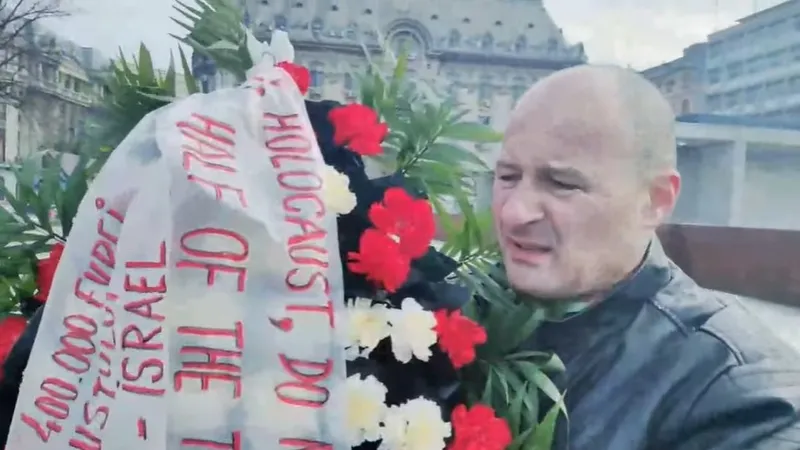 Mihai Tociu și coroana negaționistă. Captură video YouTube