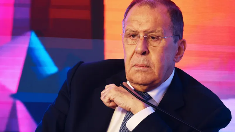 Serghei Lavrov stârnește râsete/Foto: Profimedia Images