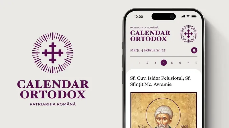Calendarul bisericesc ortodox are aplicație pe telefonul mobil