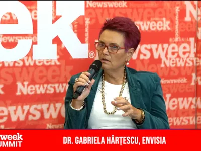 PhD Gabriela Hârţescu, membru al board-ului Envisia - Boards of Elite, la Newsweek ESG Summit 2025 - Foto: Newsweek România