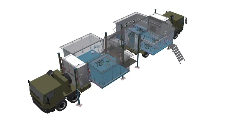 Armata germană a semnat cu Rheinmetall un contract pentru 165 sisteme medicale mobile - Foto: Rheinmetall