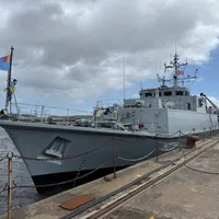 Vânătorul de mine „Cpt. Constantin Dumitrescu”, cu tehnologie NATO intră în serviciul Marinei Române - Foto: Facebook/Forțele Navale Române