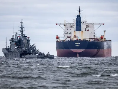 Autoritățile estoniene au reținut un petrolier care face parte din flota din umbră a Rusiei - Foto: Profimedia Images