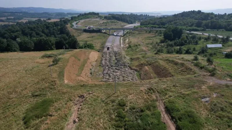 „Minune”! Încep lucrările pe ciotul A1 poreclit „Autostrada Urșilor”. Trebuia să fie gata din 2016 - Foto: DRDP Timișoara