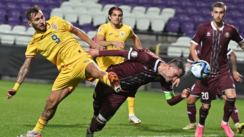 România s-a chinuit cu Belarus, 0-0, în preliminariile EURO 2024. Gigă Popescu: Totul, după ureche - Foto: Profiemdia Images