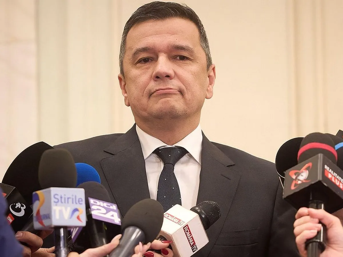 Sorin Grindeanu, preşedintele PSD, dă declaraţii de presă - Foto: Profimedia Images