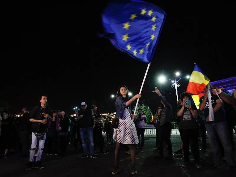 Românii au sărbătorit victoria opoziției la alegerile europarlamentare, din 26 maiFOTO: Inquam Photos - Adriana Neagoe