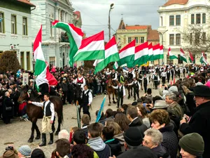 Ziua de 15 martie este una de sărbătoare pentru maghiarii din întreaga lume - Foto: INQUAM PHOTOS / Levente Tofan