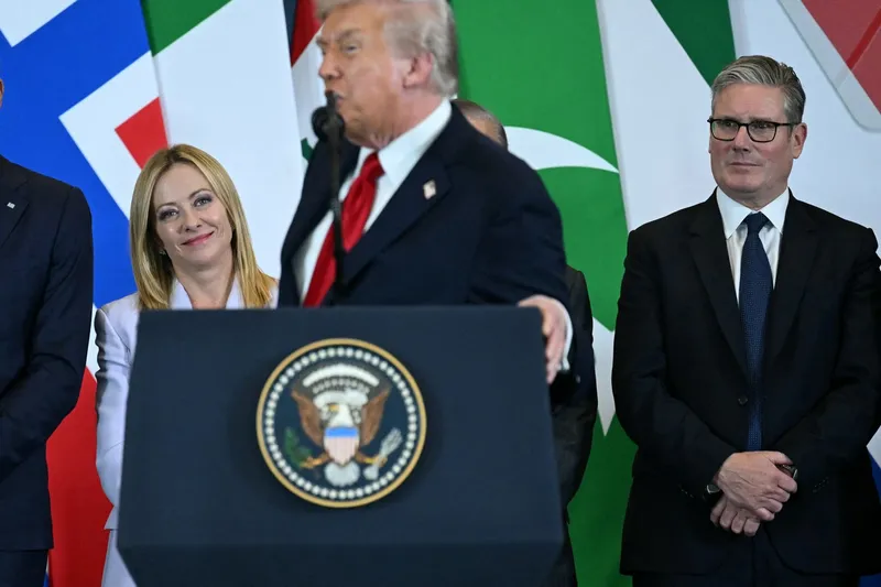 meloni si trump