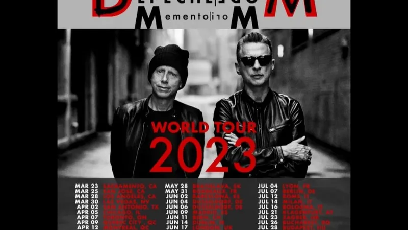Depeche Mode Memento Mori Tour 2023 / Foto: captură ecran