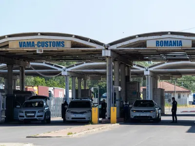Punctul de frontieră Giurgiuleşşti, dintre România şi Republica Moldova - Foto: INQUAM PHOTOS/Ovidiu Iordachi