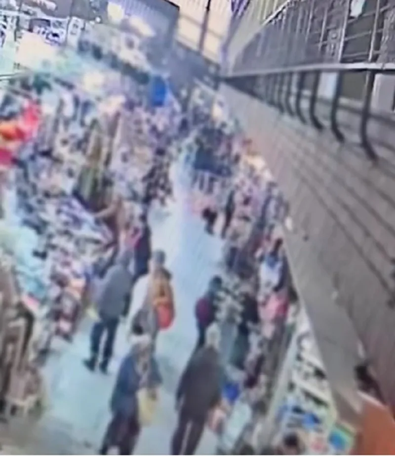 Imagini din Piața Obor - Foto: camere de supraveghere