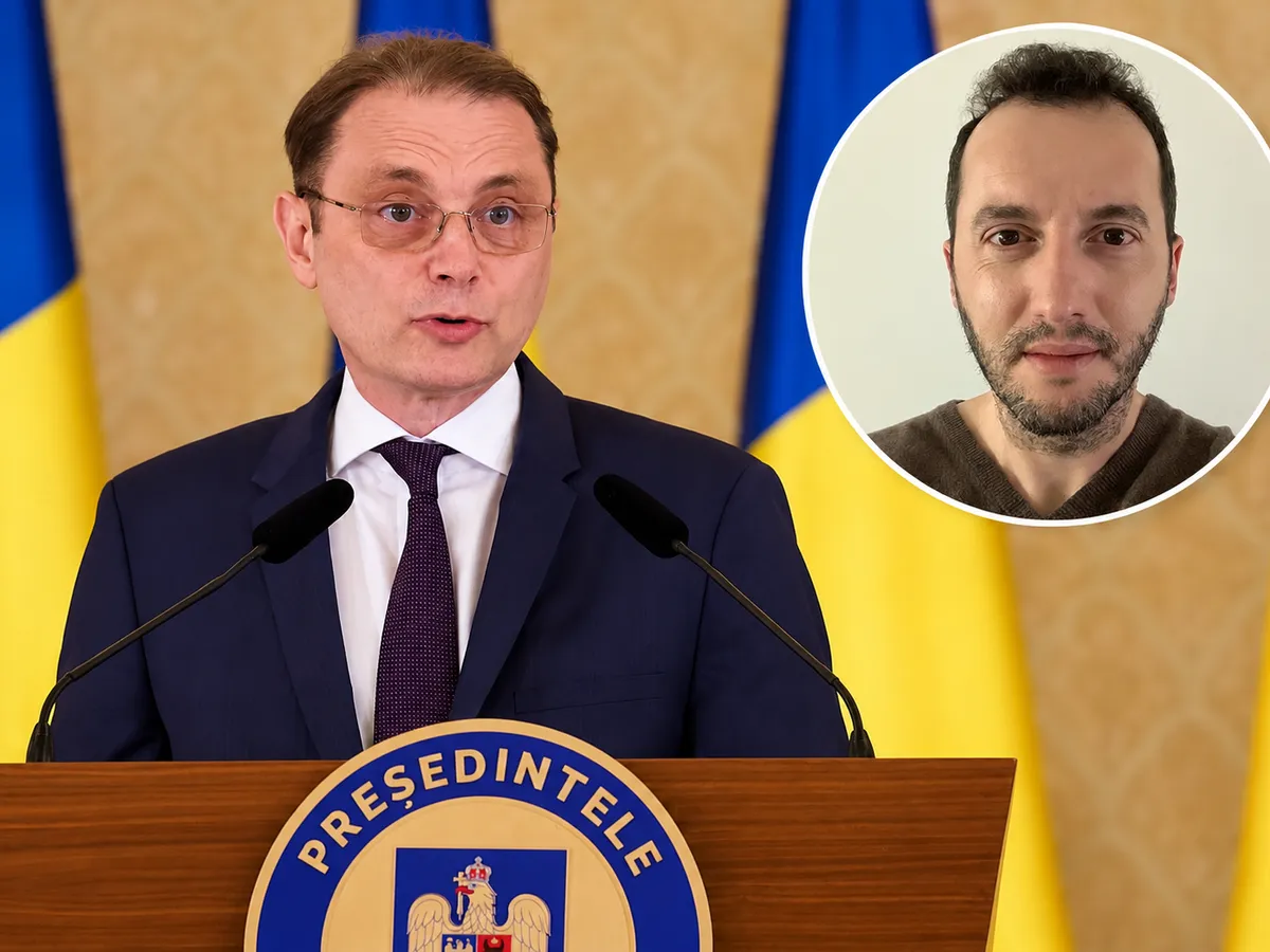 Bogdan Dumitru (medalion drapta sus), nume vehiculat pentru ministerul AI  în guvernul lui Luca Nicuelscu - Foto: Profimedia Images/ CV - Bogdan Dumitru