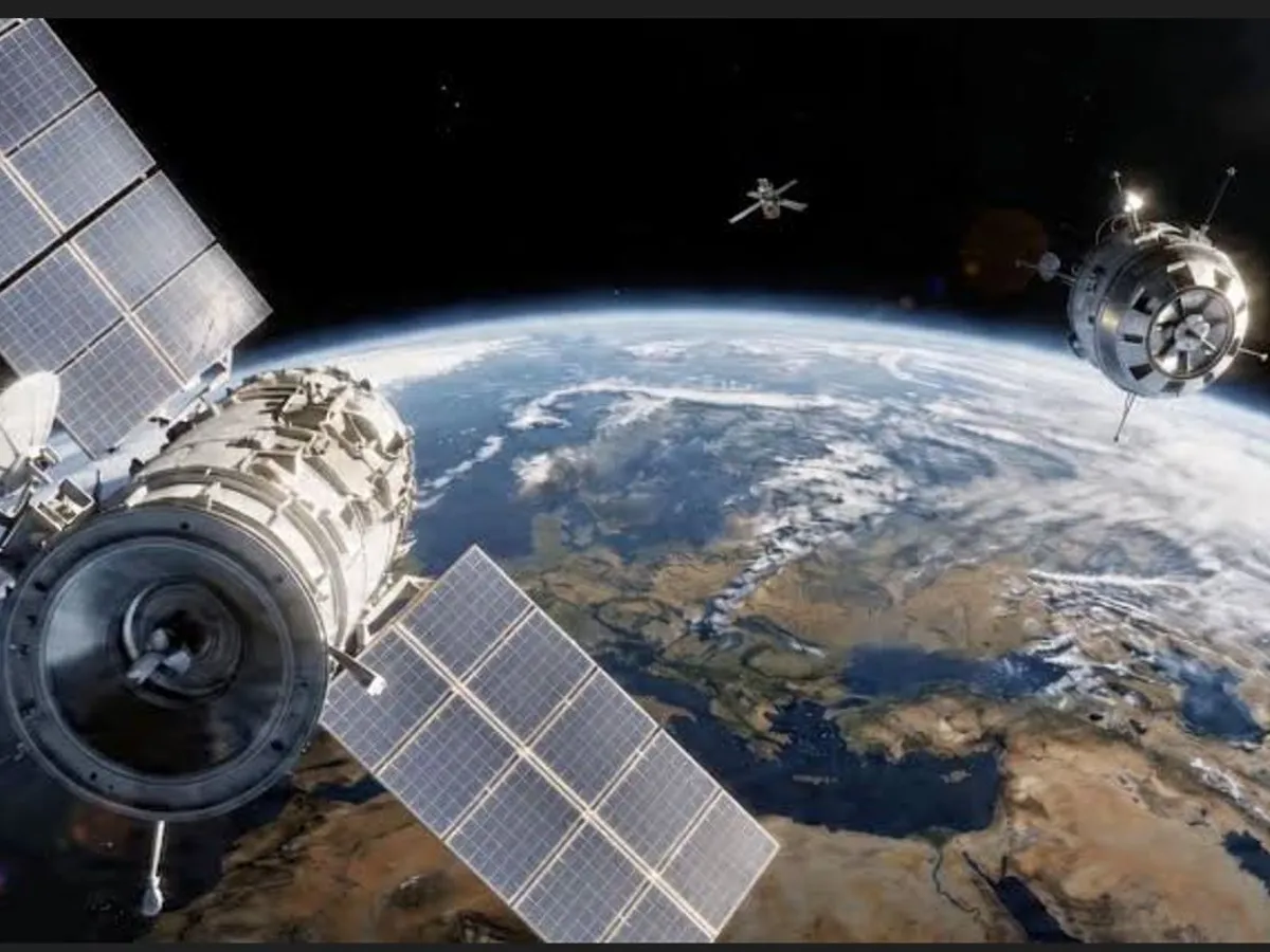Război spațial. Satelitul „atacat” de Rusia transmitea imagini cu mega radarul construit în Kaliningrad  - Foto: OrbiltalRadar