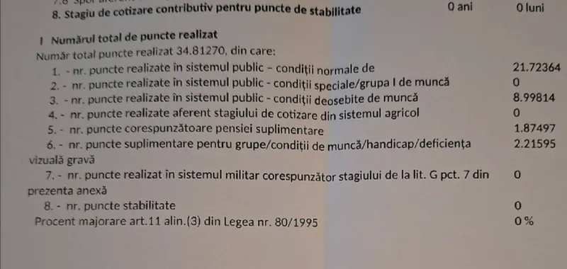 Punctaje pensie - Foto: Arhiva