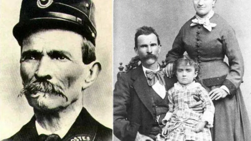 Ferdinand Cheval alături de familia sa - Foto: Facteur Cheval