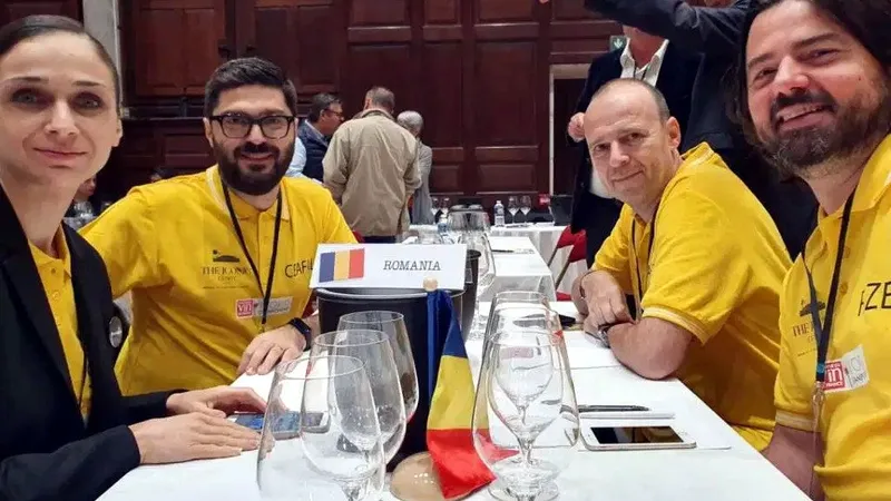 Echipa României: Iulia Gosea Scavo, Valentin Ceafalău, Horia Hasnaş, Zoltan Szabo
