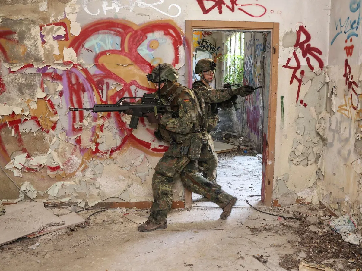 Militari în exercițiu