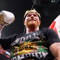 Boxerul mexican Saul „Canelo” Alvarez a unificat centurile mondiale la supermijlocie. / Foto: reviewjournal.com