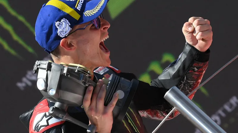 Pilotul francez Fabio Quartararo (Yamaha) a câştigat Marele Premiu al Cataloniei la MotoGP - Foto: Profimedia Images