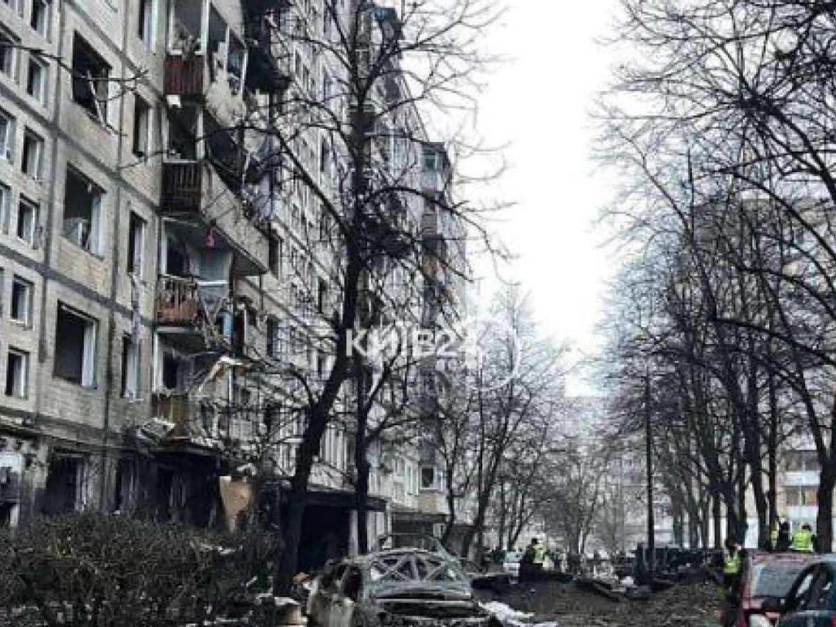 Atacuri cu drone la Kiev și bombardamente intense la Harkov. Sunt cel puțin 9 persoane rănite - Foto: X/@aborealis940