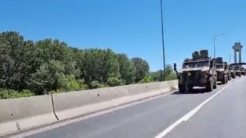 Opt convoaie militare ale NATO participante la Exerciţiul Noble Jump 2021 au ajuns în România / news.ro