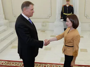 Preşedintele României, Klaus Iohannis, şi preşedintele Republicii Moldova, Maia Sandu - Foto: Inquam Photos / George Călin