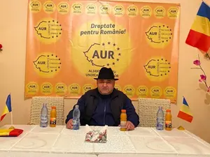 Bulibașa Petrea Sandu din Murgeni ar fi intrat doar să-și facă o poză în sediul partidului, iar cei trei membri n-au putut să-l dea afară pentru că e bulibașa al lor Foto: Facebook