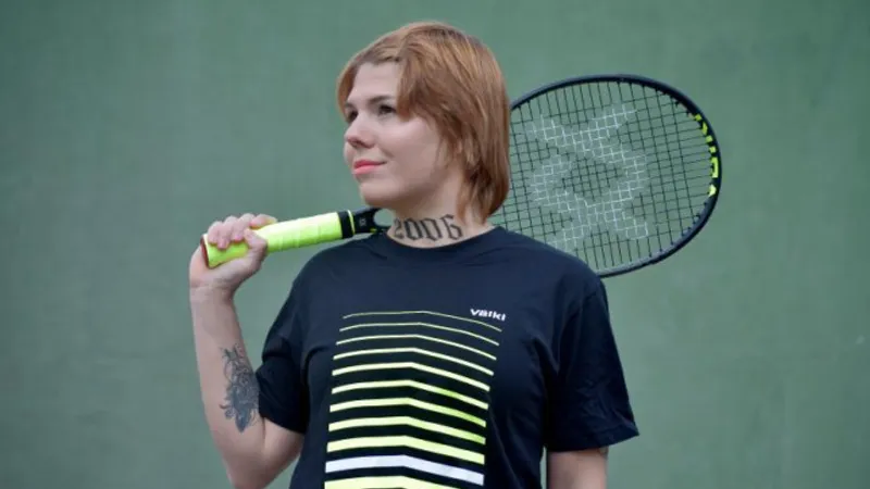 Jucătoarea de tenis Oleksandra Oliynykova  Foto: Oleksandra Oliynykova