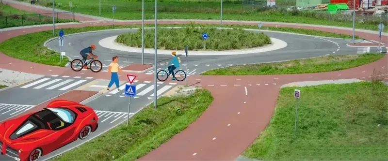 Giratoriu olandez - Foto: lautomobiliste.fr