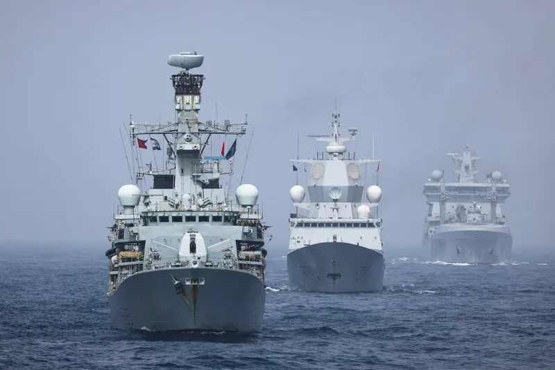 Portavionul HMS Prince of Wales și Grupul său de Atac - Foto: Profimedia Images