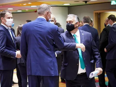 Iohannis și Orban al Ungariei la Bruxelles/FOTO: hotnews.ro