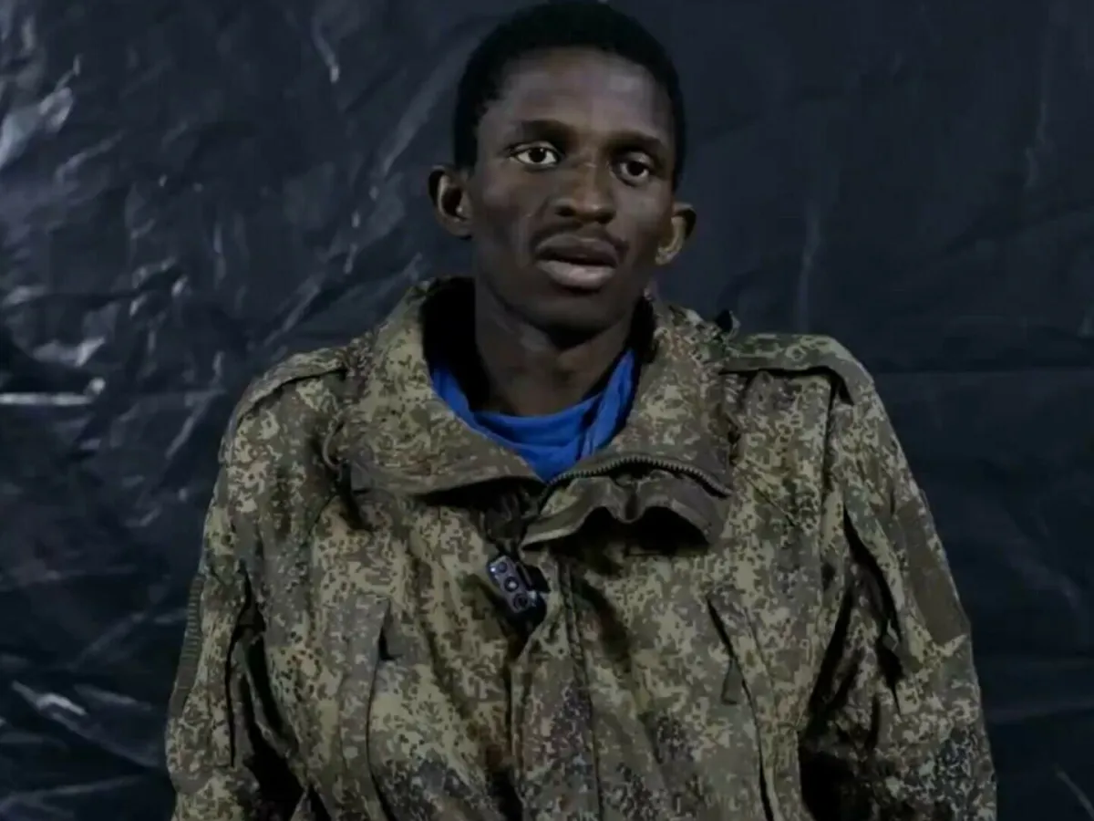 Mai mulți africani sunt recrutați de Rusia pentru locuri de muncă. La final ajung să lupte pe front Foto:  Twitter captură video