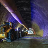 FOTO Autostrada A1 Sibiu-Pitești, în linie dreaptă. S-au forat 500m din tunelurile Daniela și Alina - Foto: Facebook/ Imagine cu caracter ilustrativ