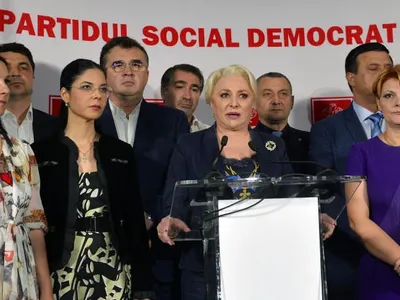 Noua conducere a PSD, aparent unită în jurul lui Dăncilă Foto: Hotnews