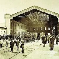 București-Giurgiu, prima cale ferată din România a fost inaugurată în 1869, primul tren plecând din gara Filaret - Foto: Facebook/România Regală