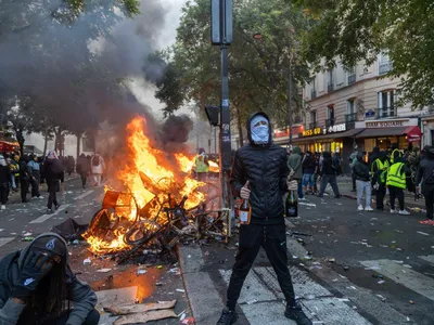 Proteste violente în Franța - Foto: Profimedia images