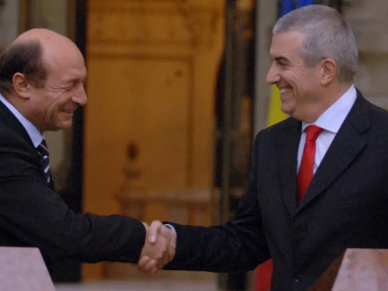 Basescu și Tăriceanu, aparent prieteni Foto: Digi 24