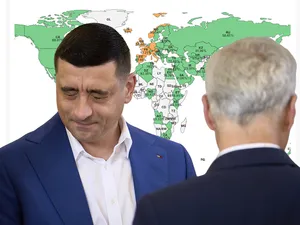 George Simion, bătut la vot de Nicușor Dan și în țări precum Rusia, Belarus, Iran sau China - Foto: Colaj Newsweek - Profimedia images
