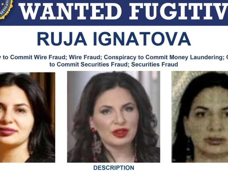 Criptoregina Ruja Ignatova a înșelat investitorii cu 4 miliarde, s-a urcat în avion și a dispărut - Foto: FBI