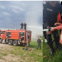 Pompierii, noii „profesori” la „Școala altfel” pentru 1.000 de elevi români. Ce au învățat cei mici? - Foto: Facebook/ Scoala Gimnaziala nr. 1 Pietroasa. Judetul Bihor