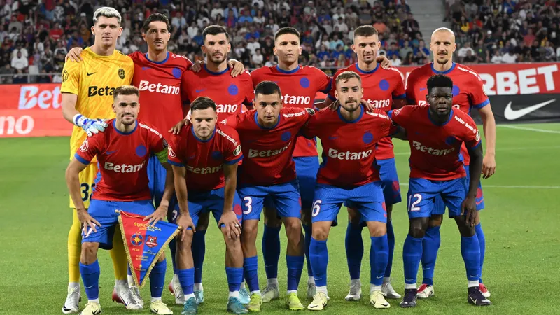 FCSB – Shkendija nu se vede la TV în România. Meciul din preliminarii UCL, doar online cu plată - Foto: Facebook/FCSB