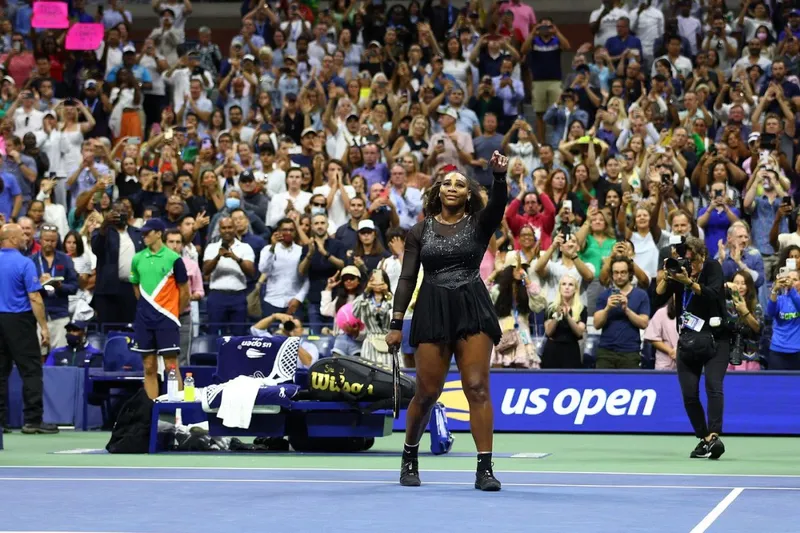 Serena Williams, pe 2 septembrie 2022, după ce a fost &icirc;nvinsă de Alja Tomljanovic, c&acirc;nd s-a retras - Foto: Profimedia Images